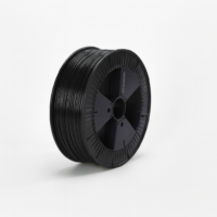 PE-HD lasdraad 4 mm zwart haspel